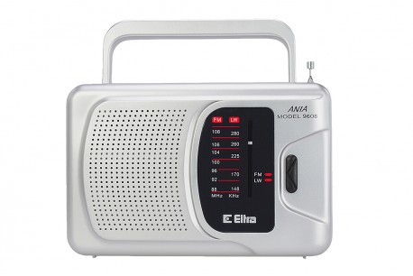 ANIA Odbiornik radiowy model 9608 srebrny