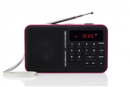 KOLIBER Radio z cyfrowym strojeniem MP3 USB microSD model 523 czarny