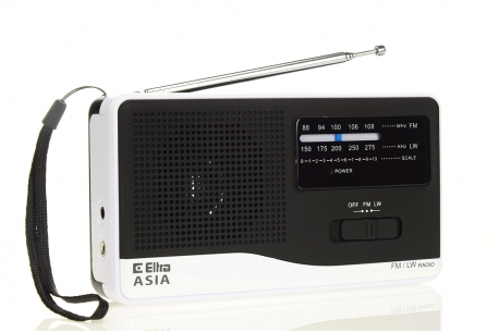 ASIA Odbiornik radiowy model 810 czarno-biały