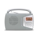 DOMINIKA 2 Radio z cyfrowym strojeniem MP3 USB model 600U szara