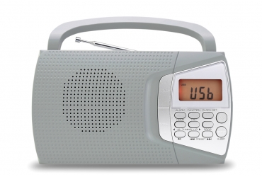 DOMINIKA 2 Radio z cyfrowym strojeniem MP3 USB model 600U szara