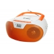 MASZA Radioodtwarzacz CD MP3 USB SD model CD92USB biało-pomarańczowy