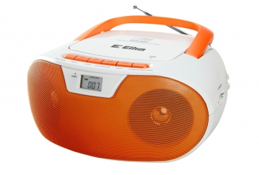 MASZA Radioodtwarzacz CD MP3 USB SD model CD92USB biało-pomarańczowy