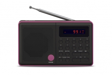 PLISZKA Radio z cyfrowym strojeniem MP3 USB microSD model 211czarny