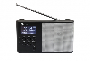 ULA cyfrowy odbiornik radiowy DAB+ FM RDS model 101DAB srebrny