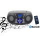 SABRINA Radioodtwarzacz Bluetooth MP3 USB CD FM PLL model CD 60 BT czarny
