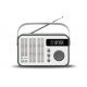 OLIWIA Radio z cyfrowym strojeniem model 261 biały-szary