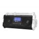 MAJA Radio z cyfrowym strojeniem MP3 USB SD dyktafon model 138USB czarny