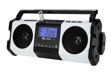 MAJA Radio z cyfrowym strojeniem MP3 USB SD dyktafon model 138USB biały